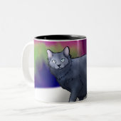Tasse der Nordlicht-Katzen-(Aurora) (Vorderseite Links)