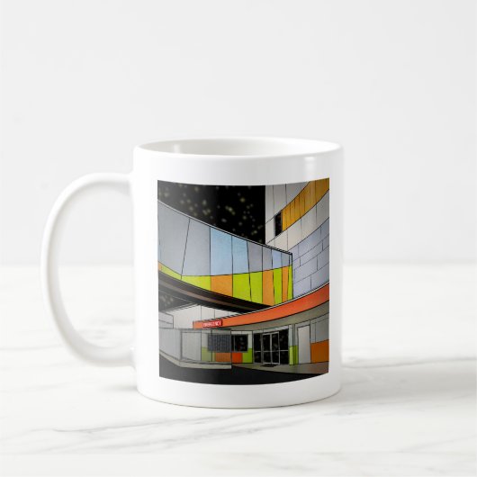 Tasse der Notfallabteilung (Links)