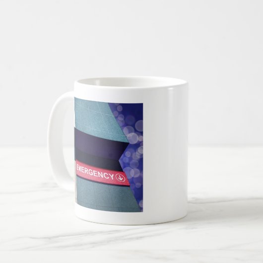 Tasse der Notfallabteilung (Vorderseite Links)