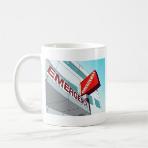 Tasse der Notfallabteilung