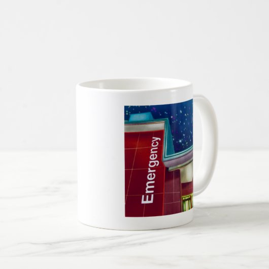 Tasse der Notfallabteilung (VorderseiteRechts)
