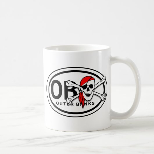 TASSE der OBX-Skull- und Kreuzknochen-Pirate (Rechts)