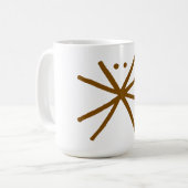 Tasse der Octopus-Konturen (Vorderseite Links)