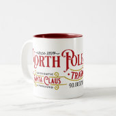 Tasse der offiziellen Nordpol-Handelsgesellschaft (Vorderseite Links)