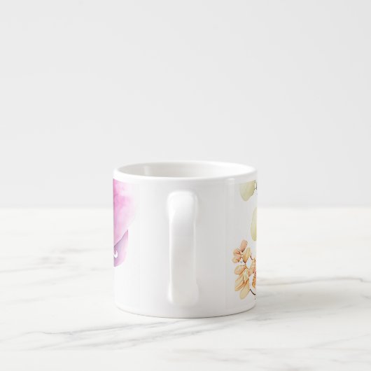 Tasse der Orchideenblast (Rückseite)