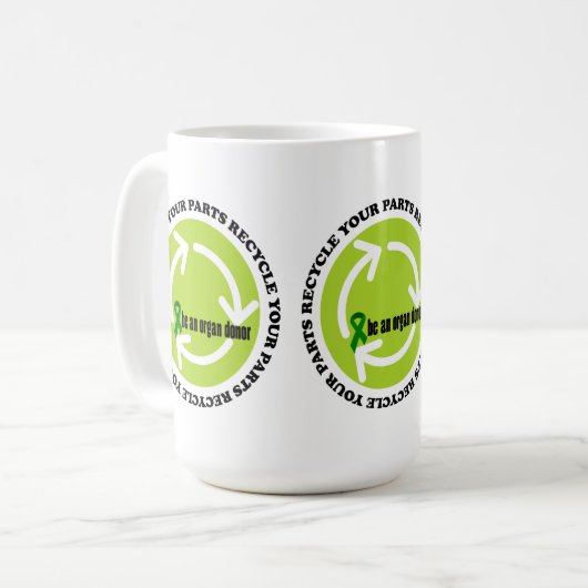 Tasse der Organspender (Vorderseite Links)