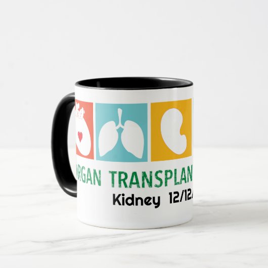 Tasse der Organtransplantation (Vorderseite Links)