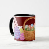 Tasse der Osterhasen- und Eierkörbe (Vorderseite Links)