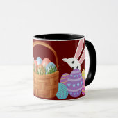 Tasse der Osterhasen- und Eierkörbe (VorderseiteRechts)