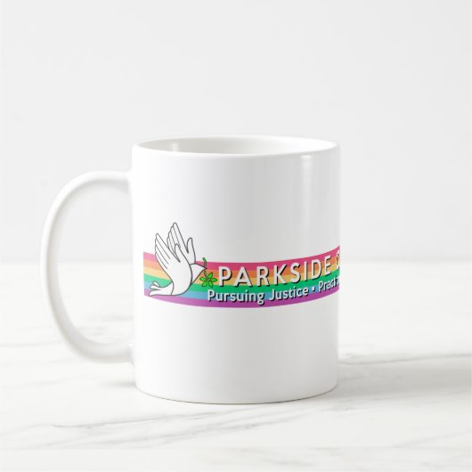 Tasse der Parkside Community (Links)