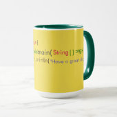 Tasse der Pausenzeit (VorderseiteRechts)