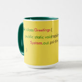 Tasse der Pausenzeit (Vorderseite Links)