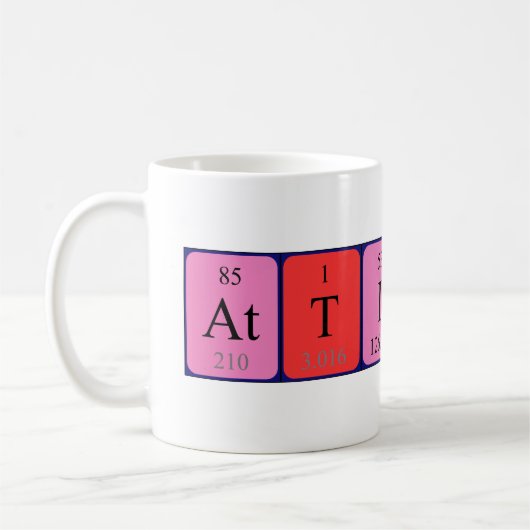 Tasse der Periodenbezeichnung Atticus (Links)