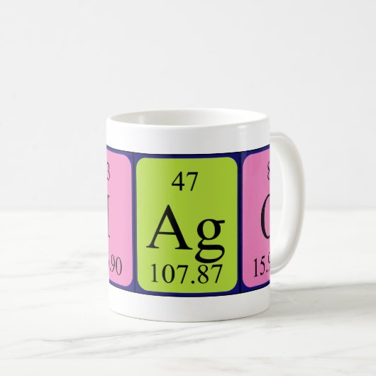 Tasse der Periodenbezeichnung Tiago (VorderseiteRechts)