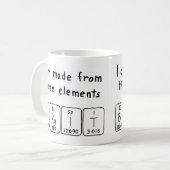 Tasse der periodischen Tabelle (Vorderseite Links)