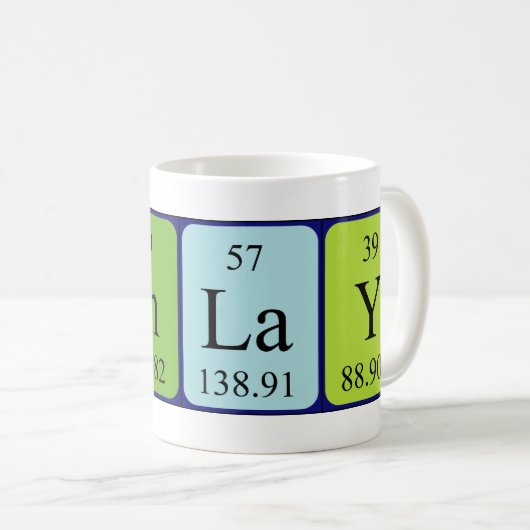 Tasse der periodischen Tabelle (VorderseiteRechts)