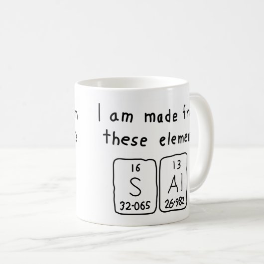 Tasse der periodischen Tabelle (VorderseiteRechts)