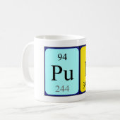 Tasse der periodischen Tabelle (Vorderseite Links)