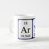 Tasse der periodischen Tabelle (Vorderseite Links)