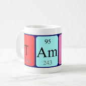 Tasse der periodischen Tabelle (Vorderseite Links)