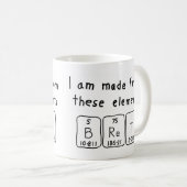 Tasse der periodischen Tabelle Bret (VorderseiteRechts)