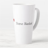 Tasse der personalisierten Chic-Moslemfrau Nurse (Rechte Ecke)