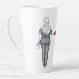 Tasse der personalisierten Chic-Moslemfrau Nurse