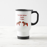 Tasse der personalisierten Dala Horse