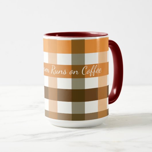 Tasse der personalisierten Kaffee-Mama - Name des  (VorderseiteRechts)