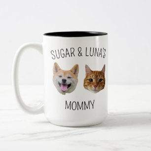 Tasse der personalisierten Katze, Tasse für die Ma