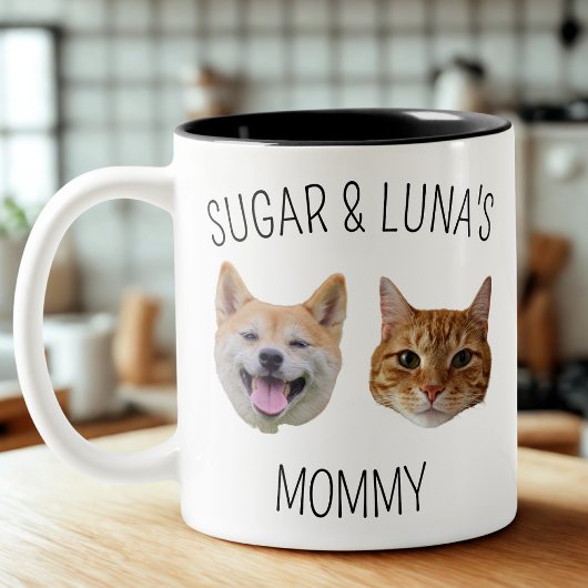 Tasse der personalisierten Katze, Tasse für die Ma