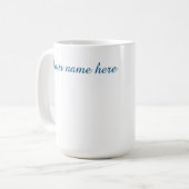 Tasse der personalisierten Keramik - Individuelle (Vorderseite Links)
