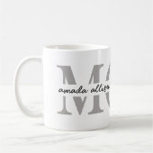 Tasse der personalisierten MAMA mit Kindernamen (Links)