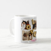 Tasse der personalisierten Valentinstag-Liebe (Vorderseite Links)