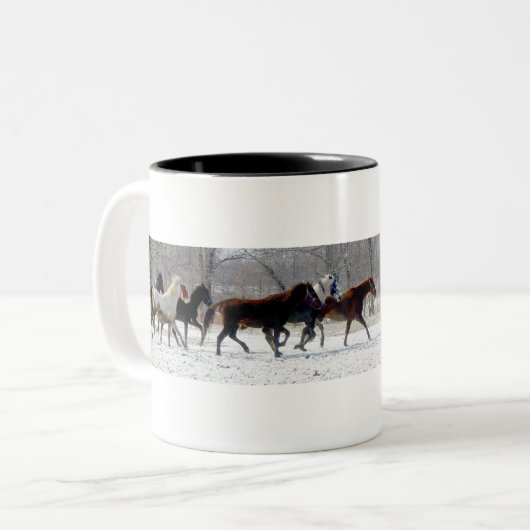 Tasse der Pferd 01 (Vorderseite Links)