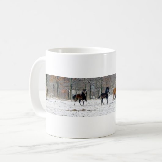 Tasse der Pferd 02 (Vorderseite Links)