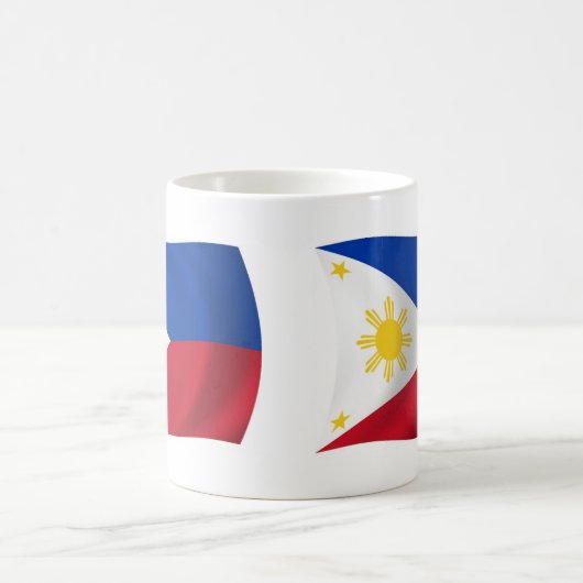 Tasse der philippinischen Flagge (Mittel)