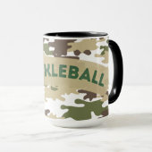 Tasse der Pickleball-Camouflage (VorderseiteRechts)