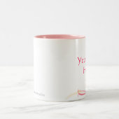 Tasse der Pink-Blume (Mittel)