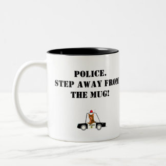 Tasse der Polizeibeamten