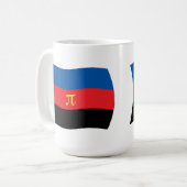 Tasse der Polyamory-Flagge (Vorderseite Links)