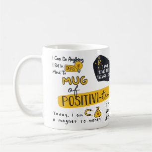 Tasse der Positivität, motivierend und inspirieren