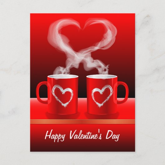 Tasse der Postkarte Liebe (Vorderseite)