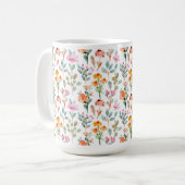 Tasse der Pressen der Blume, Boho-Wildblumen-Kerns (Vorderseite Links)