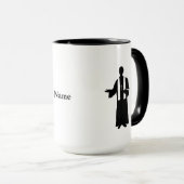 Tasse der Priester-Silhouette (VorderseiteRechts)