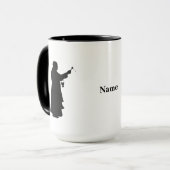 Tasse der Priester-Silhouette (Vorderseite Links)