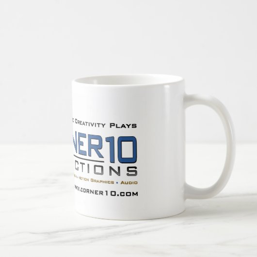 Tasse der Produktions-Corner10 (weiß) (Rechts)
