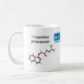 Tasse der Propranolololololschablone (Links)
