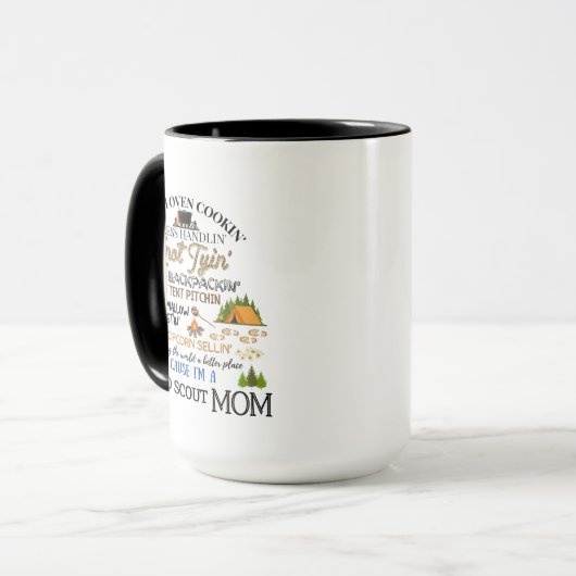 Tasse der proud Scout-Mama (Vorderseite Links)