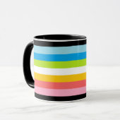 Tasse der queen Strichflagge (Vorderseite Links)